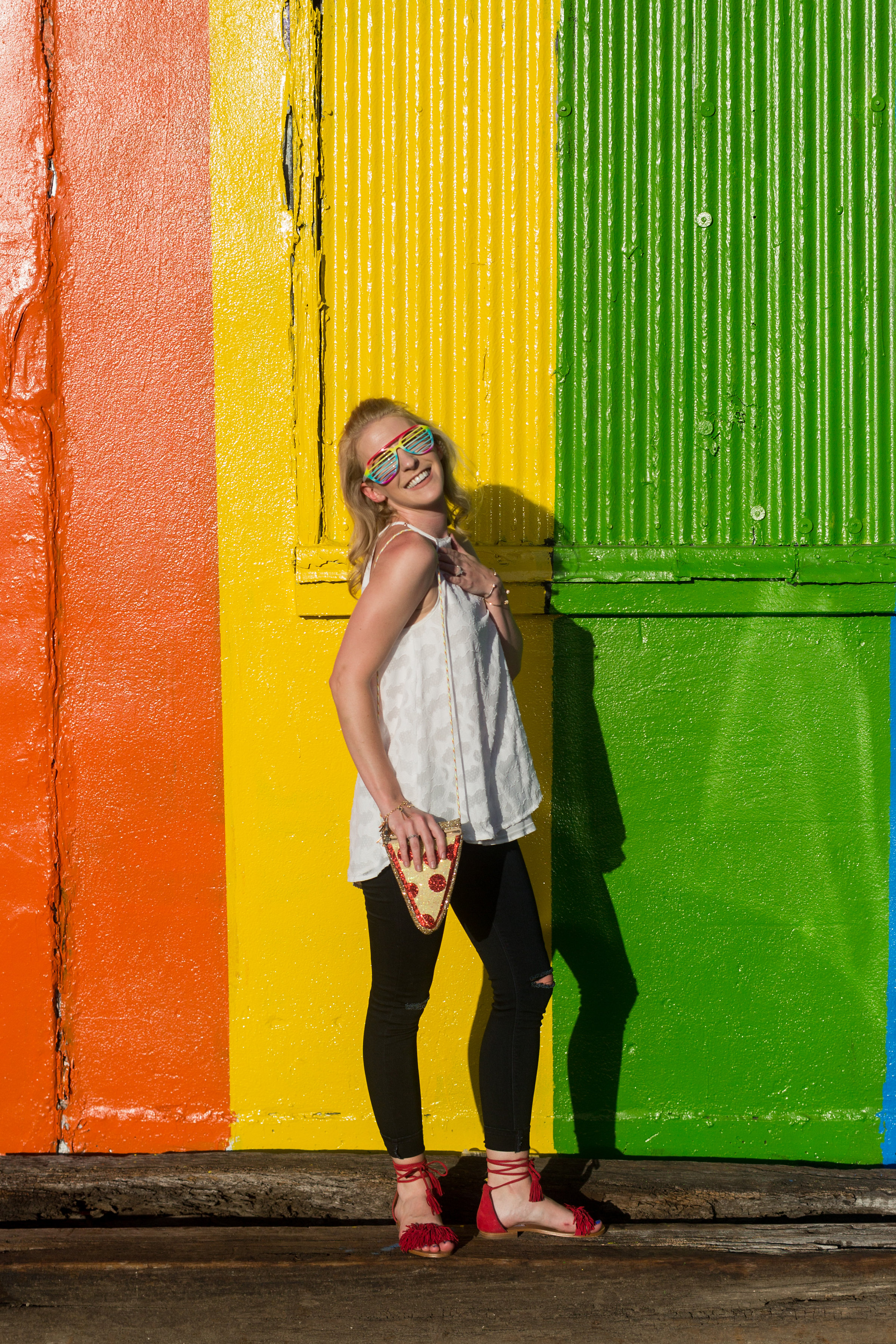 Fashion blogger, Houston Texas, Montrose, Pride Wall