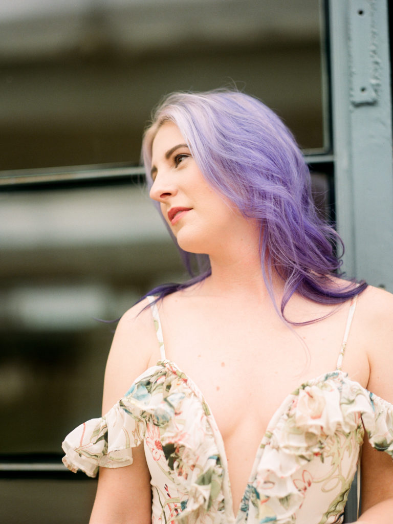 Houston Blogger, Style Blog, Style Blogger, Fashion Blog, Fashion Blogger, Houston Photographer, Film Photographer, Fuji Film, Shop Hope's, Gracefully Sassy, Pravana, Spring Dress, Cold Shoulder Dress, Ruffled Dress