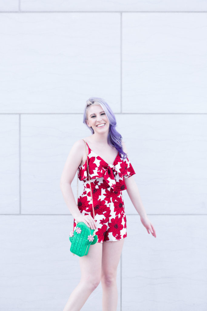 Houston blogger, style blog, fashion blogger, fashion blog, gracefully sassy, houston photographer, francescas, romper, red romper, steve madden, charming charlie, pravana vivids