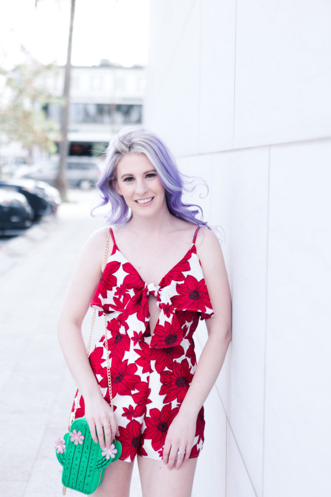 Houston blogger, style blog, fashion blogger, fashion blog, gracefully sassy, houston photographer, francescas, romper, red romper, steve madden, charming charlie, pravana vivids