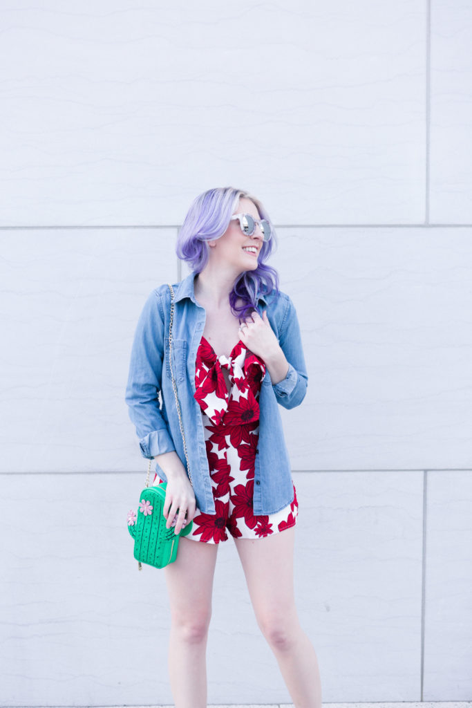 Houston blogger, style blog, fashion blogger, fashion blog, gracefully sassy, houston photographer, francescas, romper, red romper, steve madden, charming charlie, pravana vivids