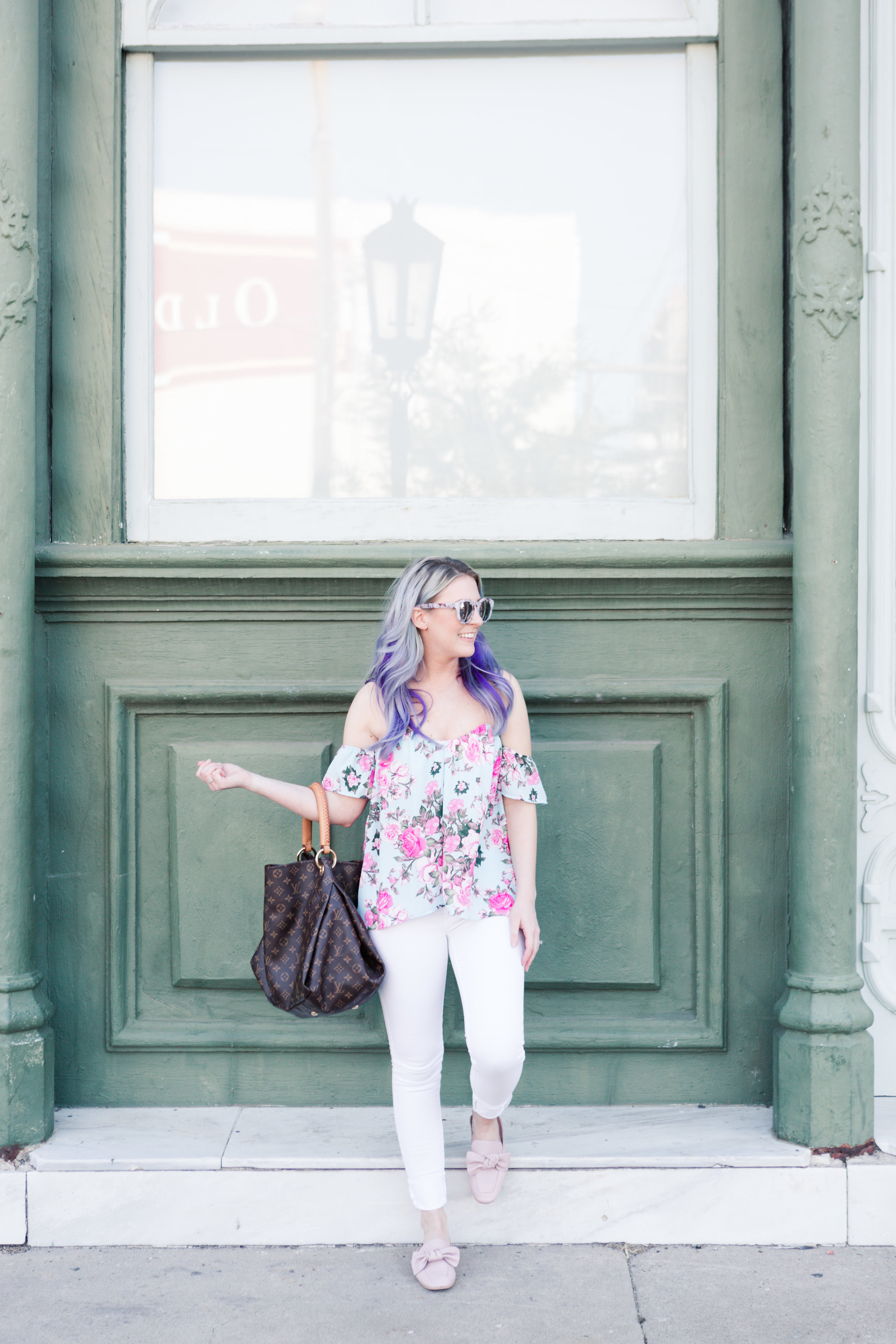 houston blogger, style blog, fashion blogger, francesca's boutique, american eagle, nordstrom, bow mules, louis vuitton, houston photographer, pravana, summer style, summer trends