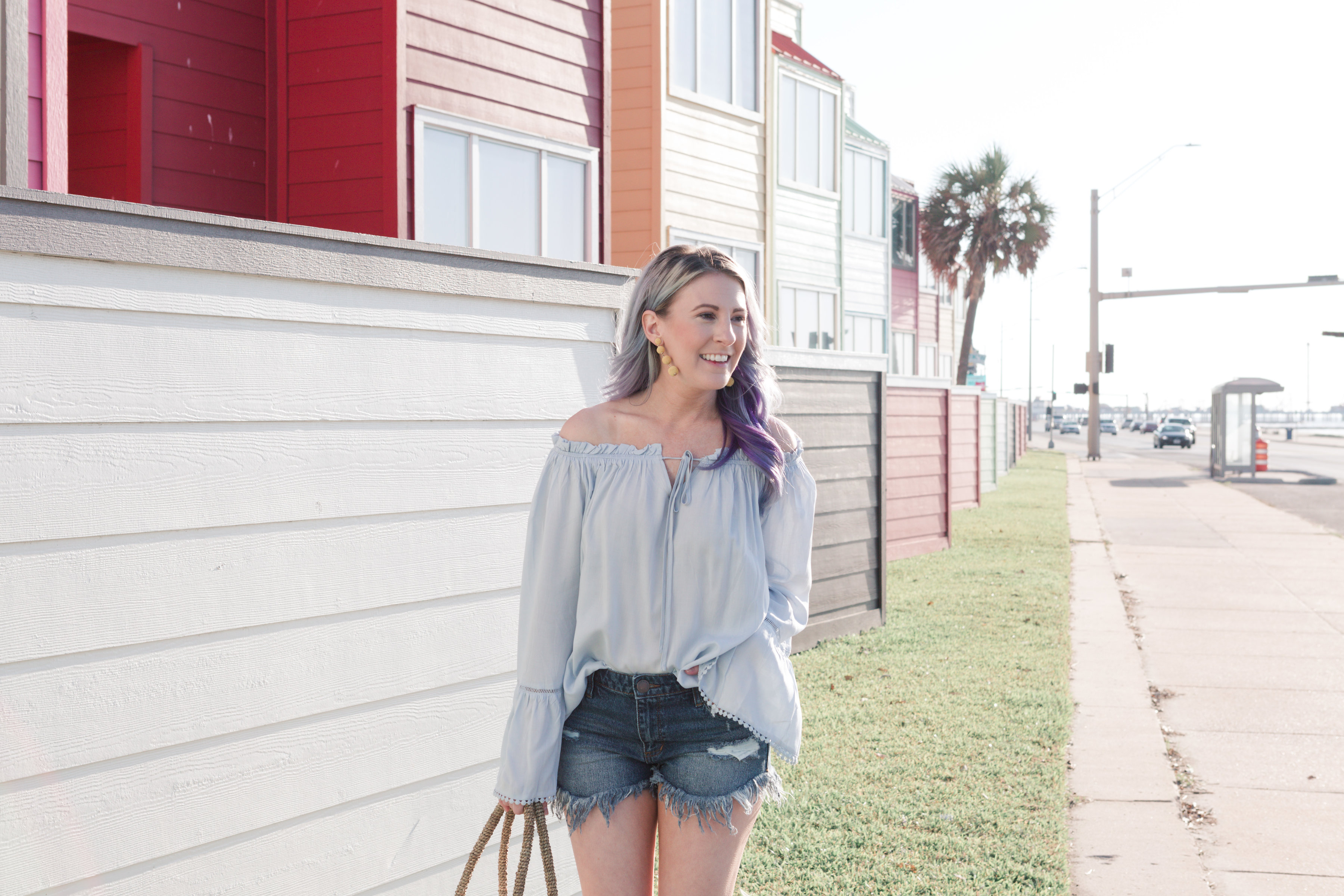 nordstrom, frayed denim shorts, shein, nordstrom sale, marc fisher, pineapple tote, gracefully sassy, houston blogger, style blog, fashion blogger, houston photographer