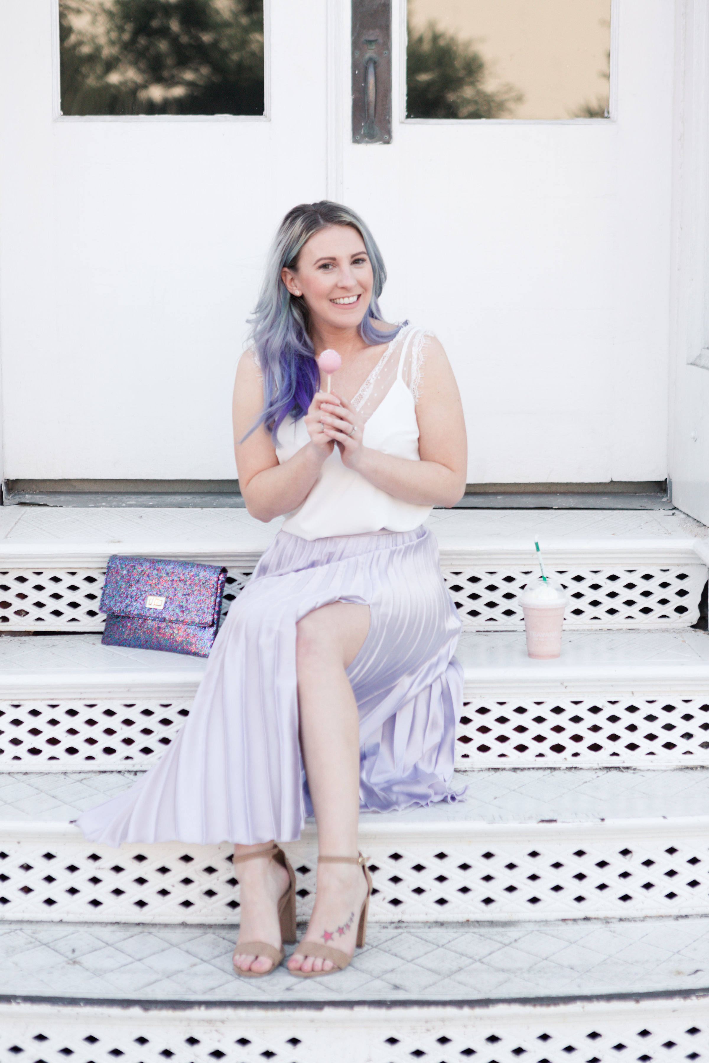 unicorn, arctic fox hair color, gracefully sassy, houston blogger, style blog, fashion blogger, asos, steve madden, etsy, houston photographer