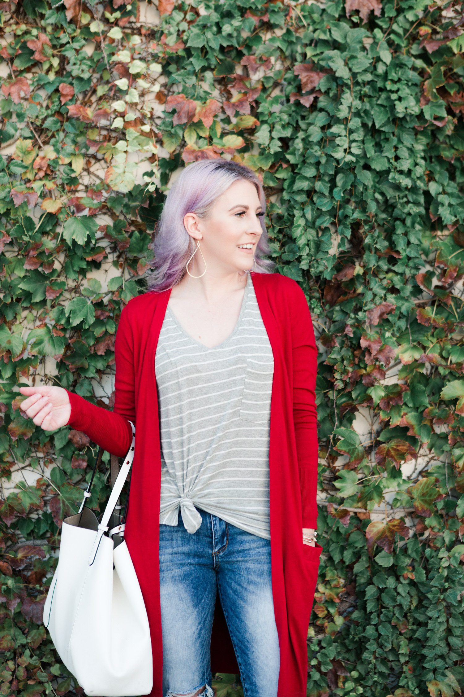 fall cardigan, transitional style, halogen, style blogger