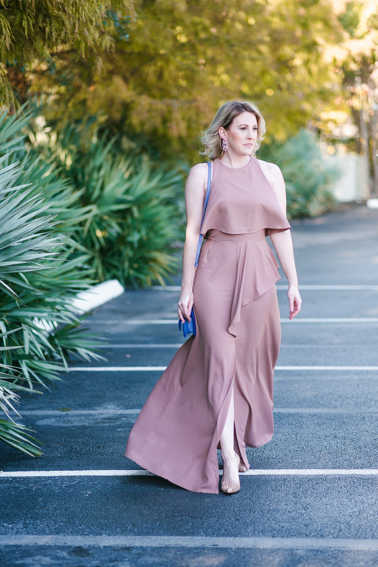 Fall Wedding Guest Dress Under $100 by Houston fashion blogger Gracefully Sassy