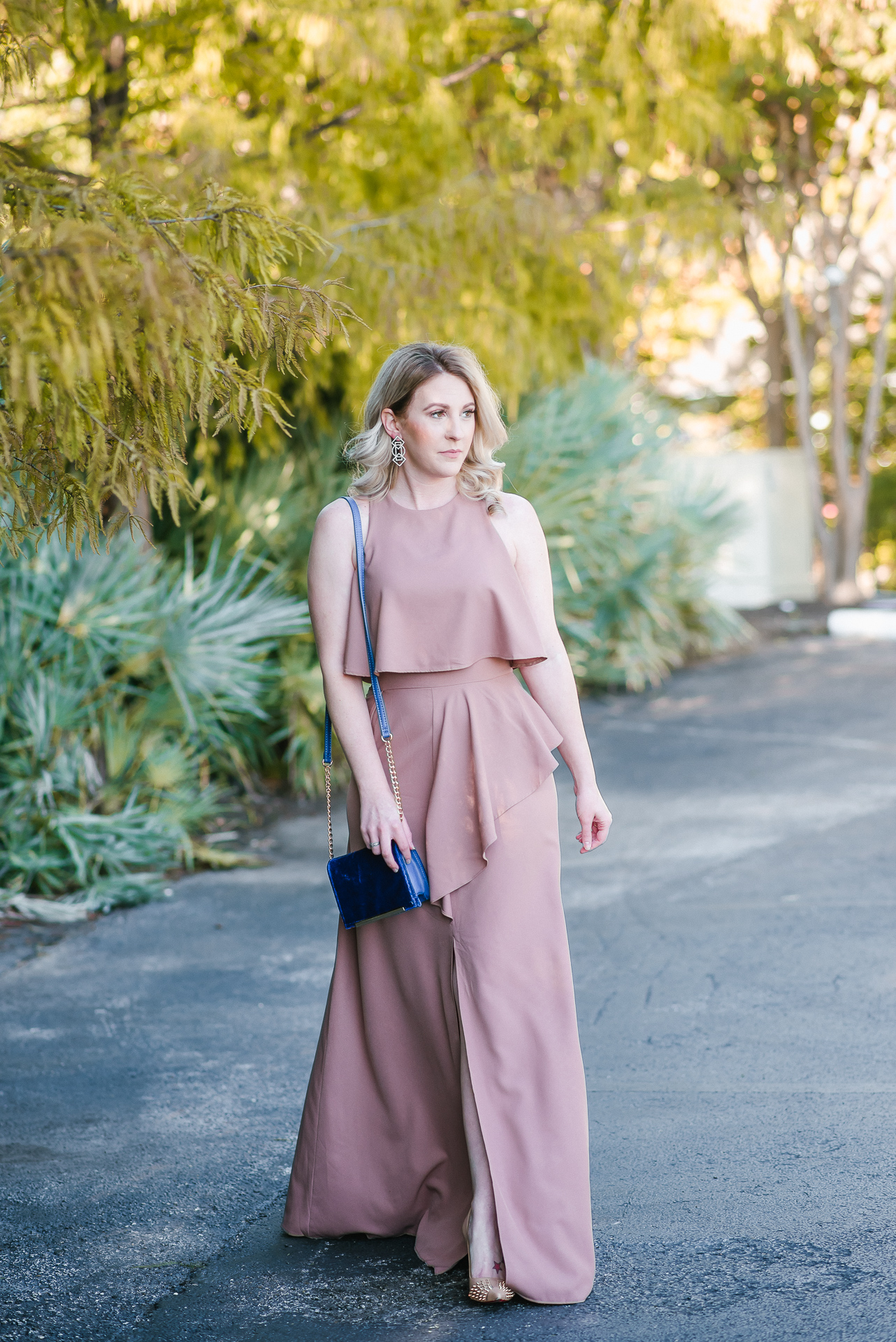 Fall Wedding Guest Dress Under $100 by Houston fashion blogger Gracefully Sassy