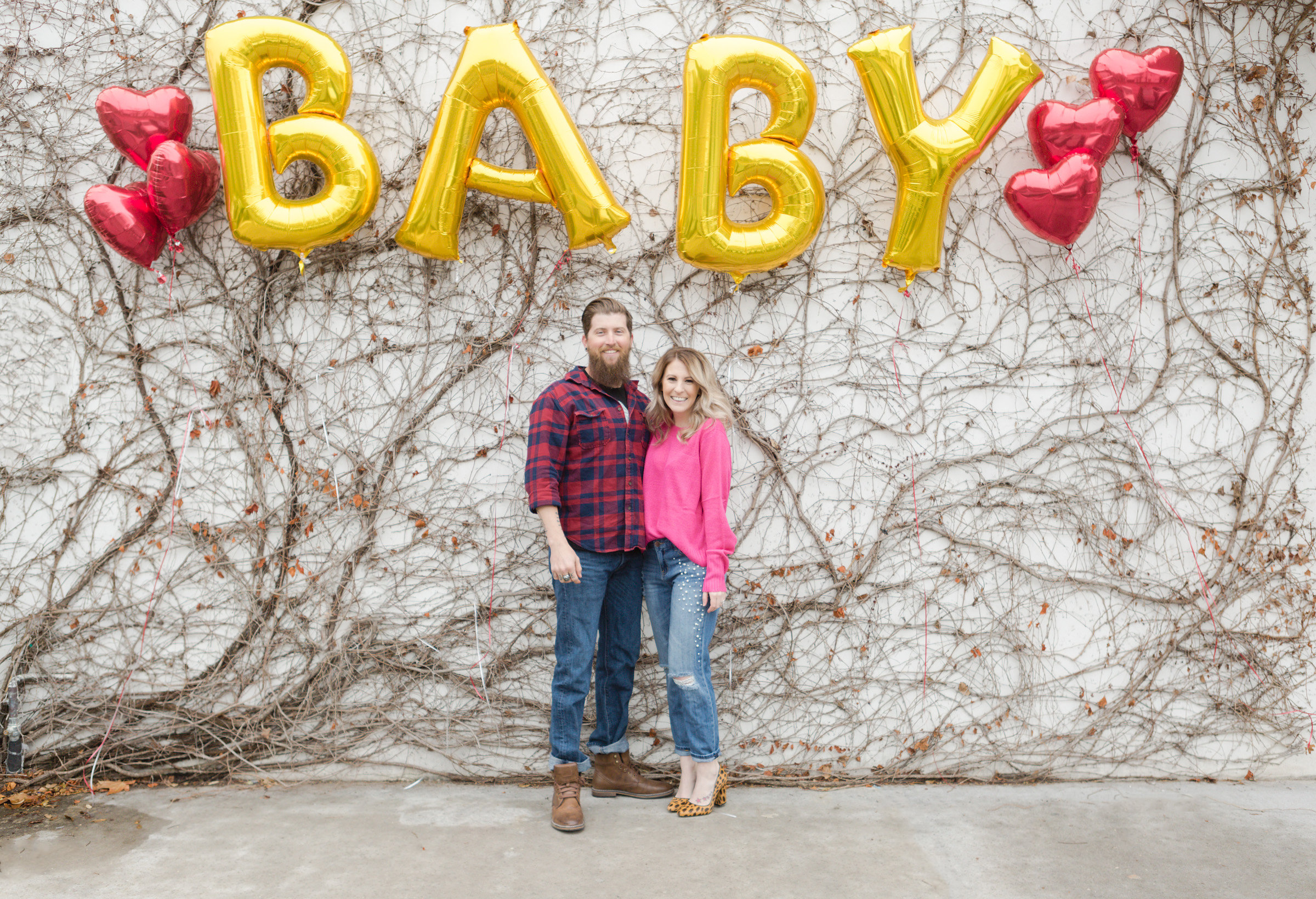 valentine's baby announcement, pregnancy announce, first trimester